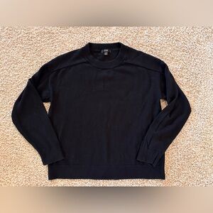 J. Crew Women’s Classic Black Crewneck Sweater